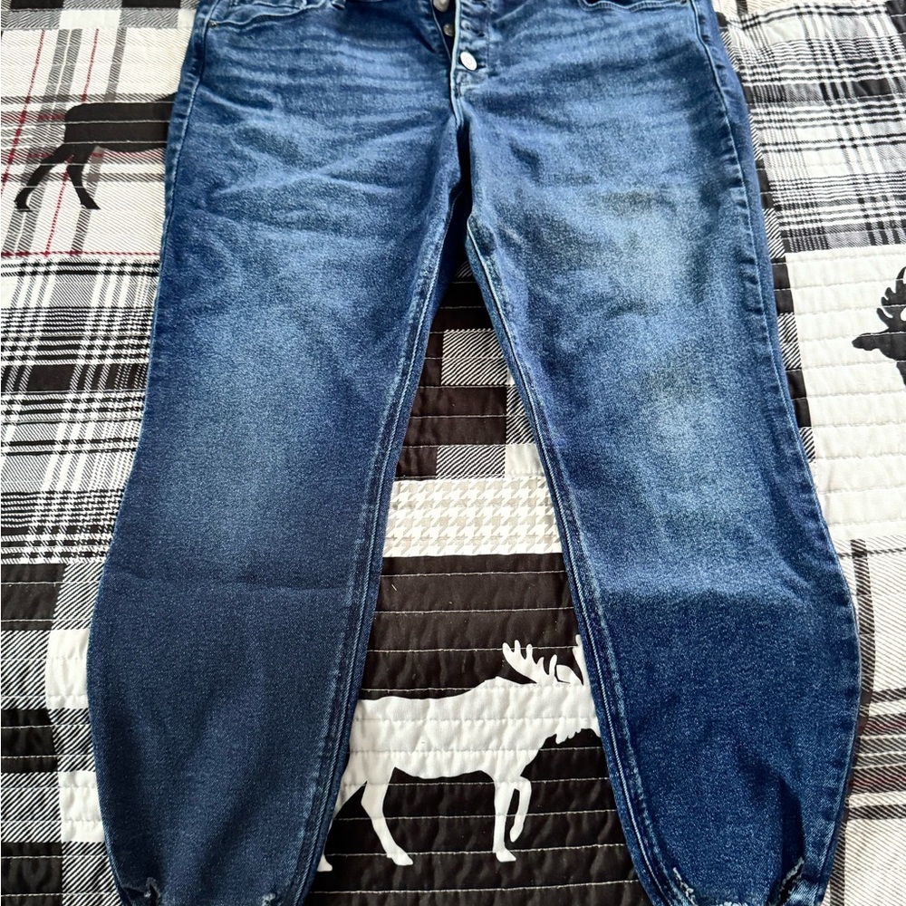Old Navy Dark Blue Rockstar Jeans